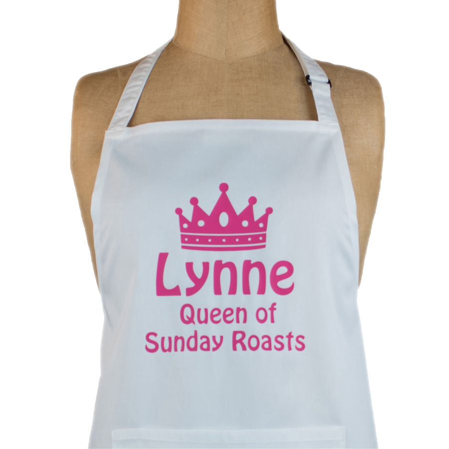 Personalised Queen of Apron |Personalised Aprons by Nameitlabels