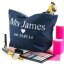 personalised bridal cosmetic pouch