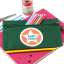 Personalised Star Circle Pencil Case